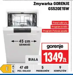 Neopunkt Zmywarka Gorenje GS520E15W oferta