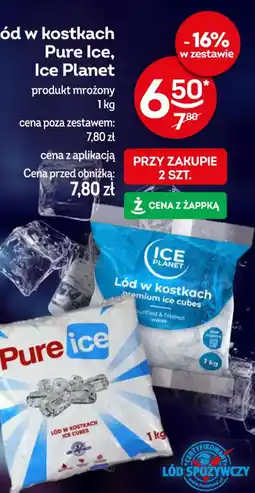 Żabka Lód w kostkach Pure Ice, Ice Planet oferta