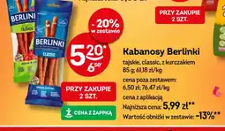 Żabka Kabanosy Berlinki oferta