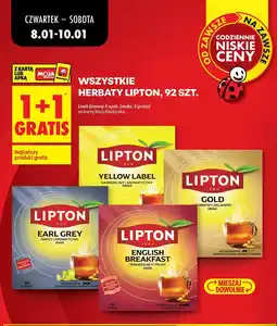 Biedronka Herbata Lipton Yellow Label 92 torebki oferta