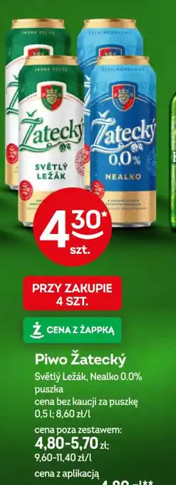 Żabka Piwo Zatecký oferta
