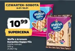Netto Wafle z kremem Karpatka 500 g, różne rodzaje oferta