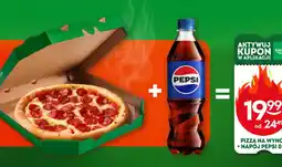 Żabka Pizza + Napój Pepsi oferta