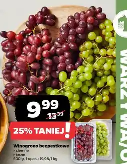 Netto Winogrono bezpestkowe jasne oferta