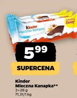 Netto Kinder Mleczna Kanapka oferta