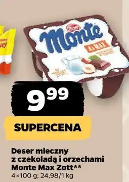Netto Deser mleczny z czekoladą i orzechami Monte Max oferta