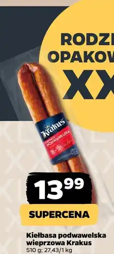 Netto Kiełbasa podwawelska wieprzowa oferta