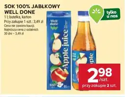 Stokrotka Sok 100% jabłkowy Well Done oferta