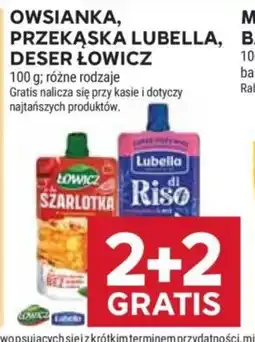 Stokrotka Owsianka, przekąska Lubella, deser Lowicz oferta