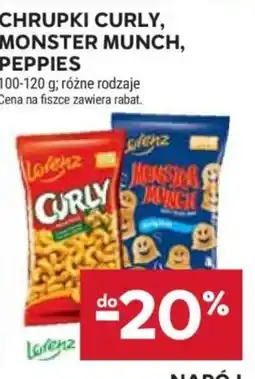 Stokrotka Lorenz Chrupki Curly, Monster Munch, Peppies oferta