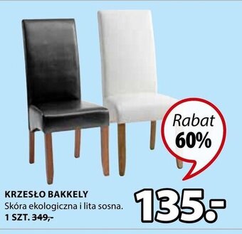 JYSK Krzesło Bakkely oferta