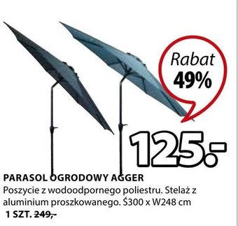 JYSK Parasol ogrodowy Agger oferta