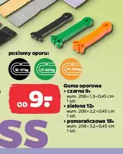 Netto Guma oporowa pomarańczowa 208 x 3.2 0.45 cm oferta
