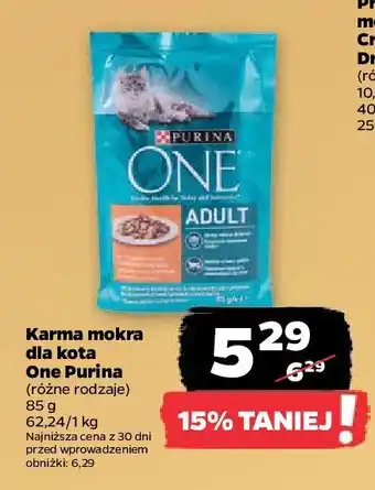 Carrefour Karma dla kota kurczak z zieloną fasolką 1 SZT 85 G oferta