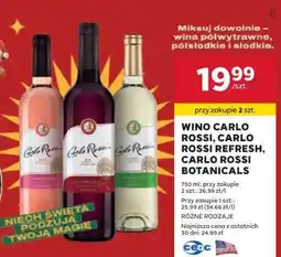 Stokrotka Market Wino Carlo Rossi, Carlo Rossi Refresh, Carlo Rossi Botanicals oferta