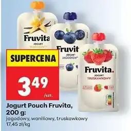 Biedronka Jogurt Pouch Fruvita, 200 g oferta