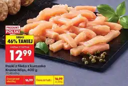 Biedronka Paski z fileta z kurczaka Kraina Mięs 400 g oferta