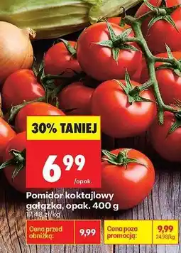 Biedronka Pomidor koktajlowy gałązka opak 400 g oferta