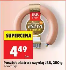 Biedronka Pasztet ekstra z szynką JBB, 250 g oferta