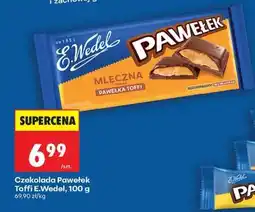 Biedronka Czekolada Pawełek Toffi E.Wedel, 100 g oferta