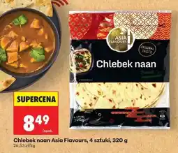 Biedronka Chlebek naan Asia Flavours, 4 sztuki, 320 g oferta