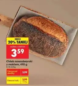 Biedronka Chleb nowodworski z makiem, 410 g oferta
