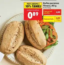 Biedronka bułka poranna fitness , 80 g oferta