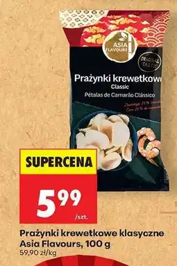 Biedronka Prażynki krewetkowe klasyczne Asia Flavours, 100 g oferta