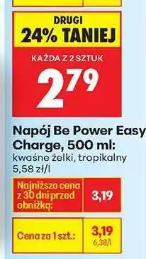 Biedronka Napój Be Power Easy Charge, 500 ml oferta