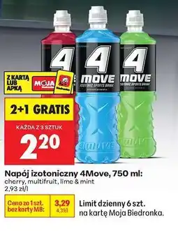 Biedronka Napój izotoniczny 4Move, 750 ml oferta