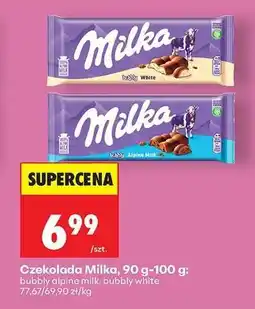 Biedronka Czekolada Milka, 90 g-100 g oferta