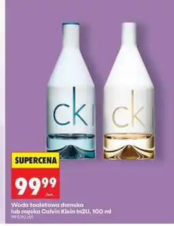Biedronka Woda toaletowa damska lub męska Calvin Klein In2U, 100 ml oferta