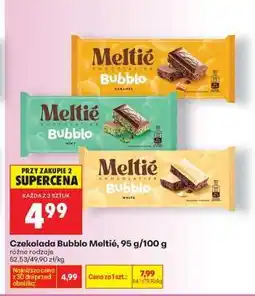 Biedronka Czekolada Bubblo Meltié oferta