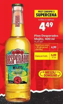 Biedronka Piwo Desperados Mojito, 400 ml oferta