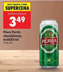 Biedronka Piwo Perła chmielowa, 6x500 ml oferta
