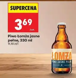 Biedronka Piwo Łomża jasne pełne, 330 ml oferta