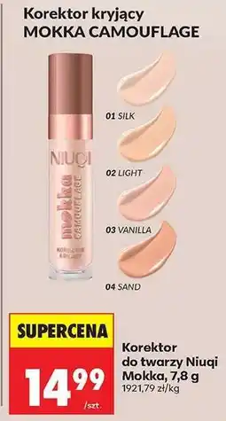 Biedronka Korektor do twarzy Niuqi Mokka, 7,8 g oferta