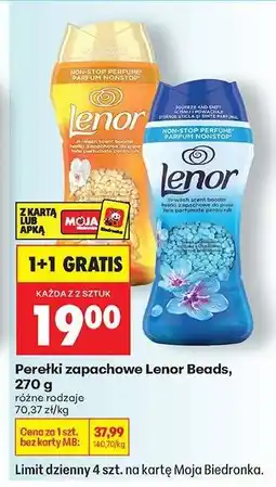 Biedronka Perełki zapachowe Lenor Beads, 270 g oferta