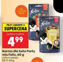 Biedronka Karma dla kota Party mix Felix 60 g oferta