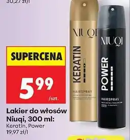 Biedronka Lakier do włosów Niuqi, 300 ml oferta