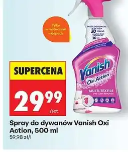 Biedronka Spray do dywanów Vanish Oxi Action, 500 ml oferta