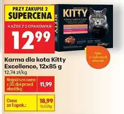 Biedronka Karma dla kota Kitty Excellence, 12x85 g oferta