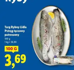 Lidl TARG RYBNY LIDLA Pstrąg tęczowy patroszony oferta