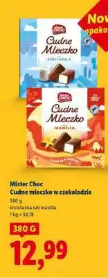 Lidl Mister Choc Cudne mleczko w czekoladzie oferta