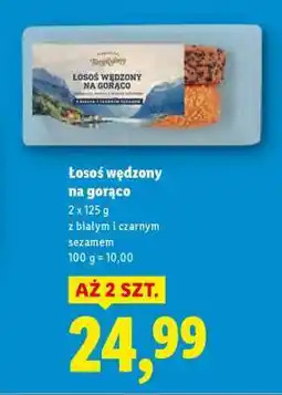 Lidl Łosoś wędzony na gorąco oferta