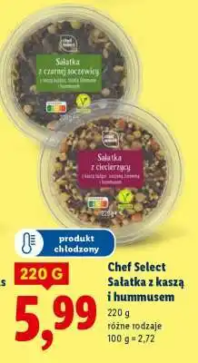 Lidl CHEF SELECT Sałatka z kaszą i hummusem oferta