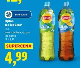 Lidl LIPTON Ice Tea Zero oferta