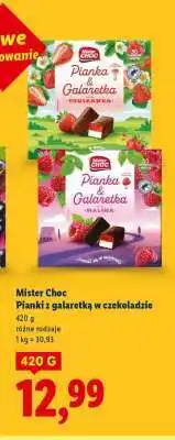 Lidl Mister Choc Pianki z galaretką w czekoladzie oferta