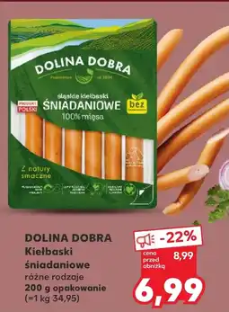 Kaufland Kiełbaski Dolina Dobra oferta