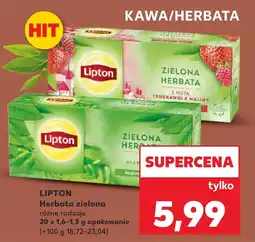 Kaufland Herbata zielona Lipton oferta